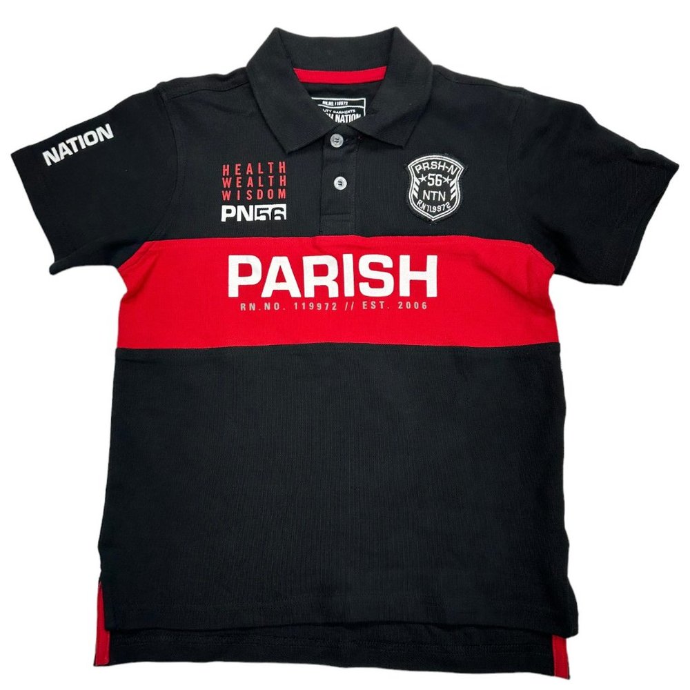 Parish Nation Color Block Polo (7/XL)